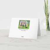 Labrador leckt Eiscreme-Labradore Karte (Rückseite)