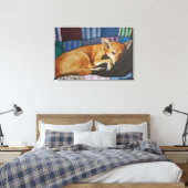 Labrador Leinwanddruck (Insitu (Schlafzimmer))
