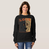 Labrador Liebe Dog Sweatshirt (Vorne ganz)