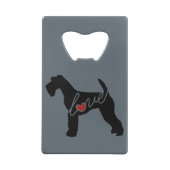 Labrador-Liebe Geldkarten Flaschenöffner (Rückseite)