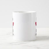 Labrador Liebe Jumbo-Tasse (Vorderseite)