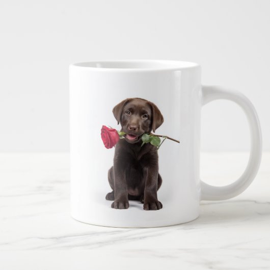 Labrador Liebe Jumbo-Tasse (Rechts)