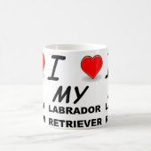 Labrador Liebe Kaffeetasse (Mittel)
