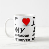 Labrador Liebe Kaffeetasse (Links)