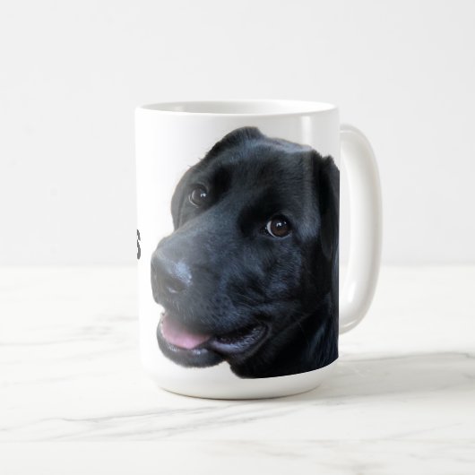 Labrador-Liebe Kaffeetasse (VorderseiteRechts)