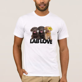 Labrador Liebe labrador Retriever Schokolade schwa T-Shirt