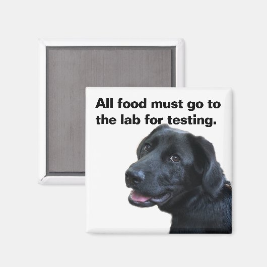 Labrador-Liebe Magnet (Vorderseite/Rückseite)