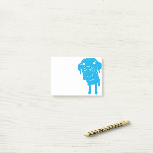 Labrador-Liebe! Post-It Klebezettel (Auf Schreibtisch)