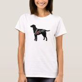 Labrador-Liebe T-Shirt (Vorderseite)