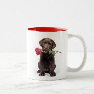 Labrador Liebe Zweifarbige Tasse