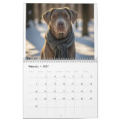 Labrador-Liebeskalender Kalender (Feb 2027)