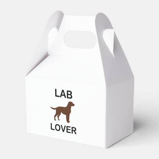 Labrador Liebhaber Geschenkschachtel (Vorderseite)