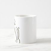 Labrador-Liebhaber-Hundegesichts-Tasse Kaffeetasse (Mittel)