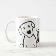 Labrador-Liebhaber-Hundegesichts-Tasse