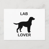 Labrador Liebhaber Postkarte (Vorderseite)