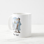 Labrador Life Jekyll und Hyde Kaffeetasse (Vorderseite Links)