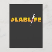 Labrador Life Laboratory Research Chem Fun Postkarte (Vorderseite)