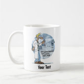 Labrador Life PhD Panik Kaffeetasse (Links)