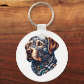 Labrador Lover Android Inspiriert Art Schlüsselanhänger (Vorderseite)