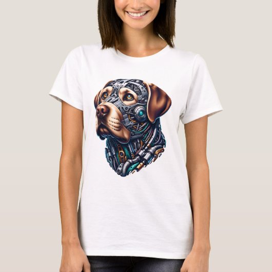 Labrador Lover Android Inspiriert Art T-Shirt (Vorderseite)