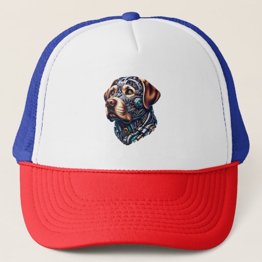 Labrador Lover Android Inspiriert Art Truckerkappe (Vorderseite)