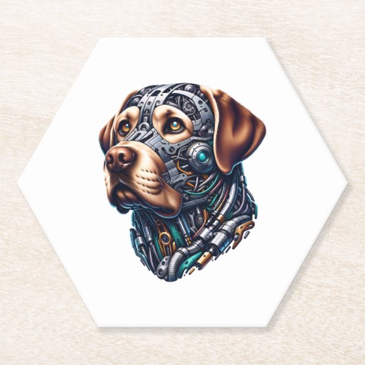 Labrador Lover Android Inspiriert Art Untersetzer (Vorderseite)