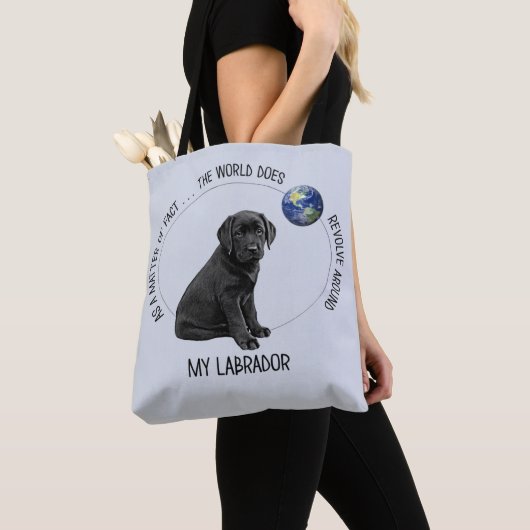 Labrador Lover Black Lab Niedlich Welppy Labrador Tasche (Von Nahem)