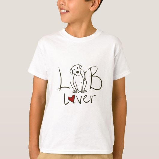 Labrador Lover Kids Sweatshirt T-Shirt (Vorderseite)