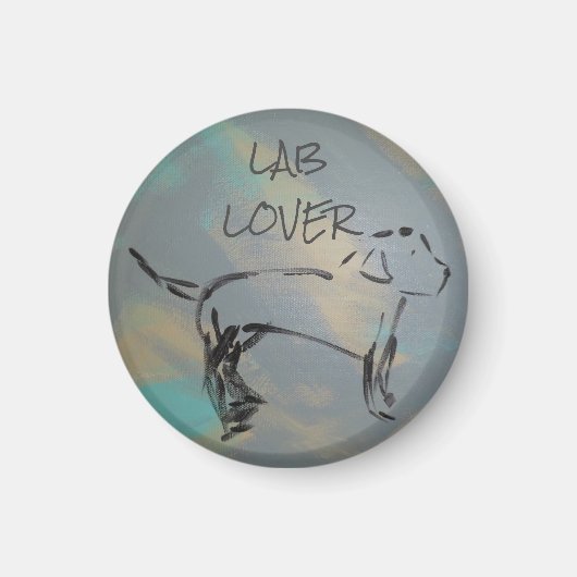 Labrador Lover Magnet (Vorne)