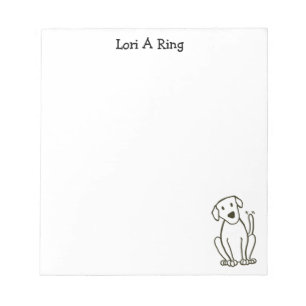 Labrador Lover Personalisiert Notepad Notizblock