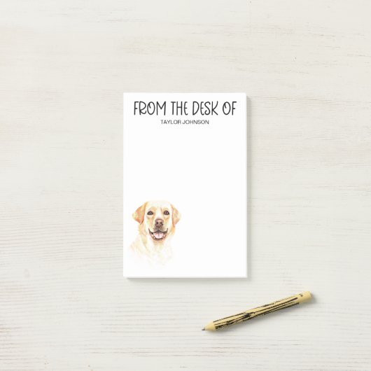 Labrador Lover Post-it Klebezettel (Auf Schreibtisch)
