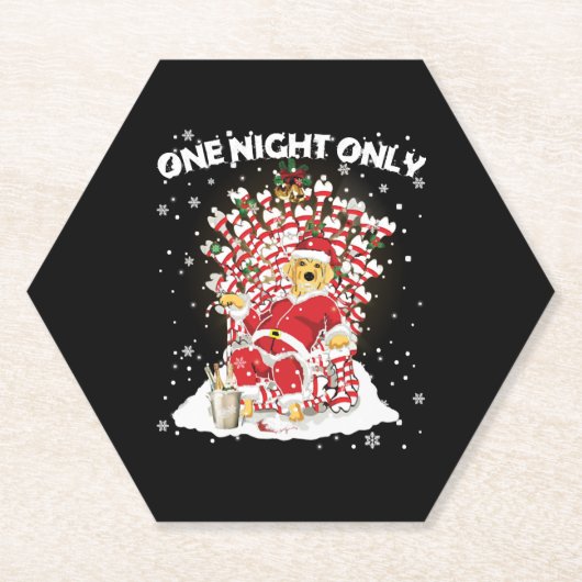 Labrador Lovers Christmas Dog Funny T Shirt Untersetzer (Vorderseite)