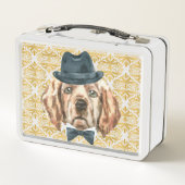 Labrador-Lunchbox Metall Brotdose (Rückseite)
