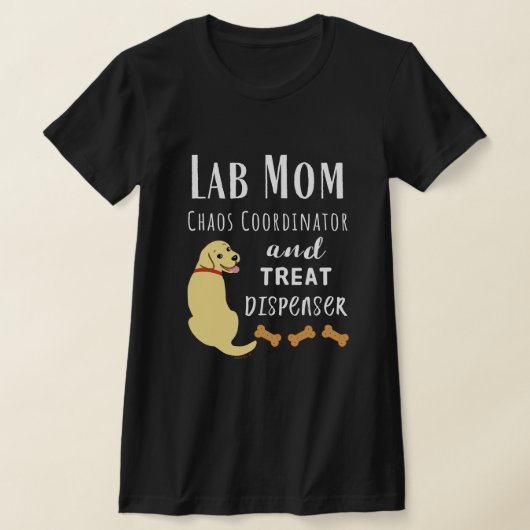 Labrador Mama Chaos Koordinator Yellow Labrador T-Shirt (Ablage )