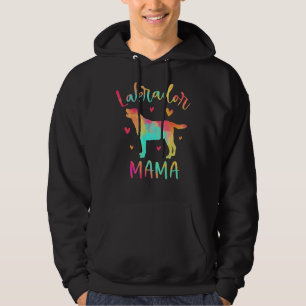 Labrador Mama Colorful Labrador Retriever Mama Hoodie