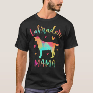 Labrador Mama Colorful Labrador Retriever Mama T-Shirt