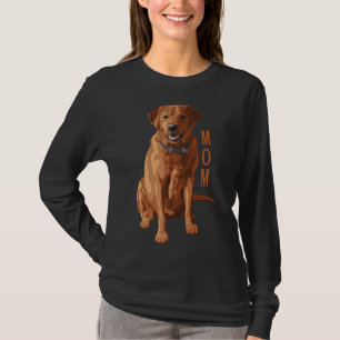 Labrador Mama Fox Red Labrador Retriever Dog T-Shirt