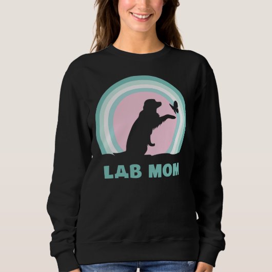 Labrador-Mama für Labrador Sweatshirt (Vorderseite)