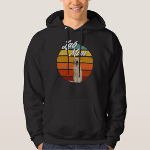 Labrador Mama Gelbes Labrador Retriever Retro Tren Hoodie