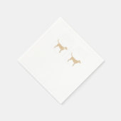 Labrador Mama I Liebe Tiere Geschenk Serviette (Ecke)