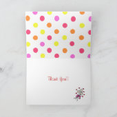 Labrador Mama in Poolside Vielen Dank Dankeskarte (Innenseite)