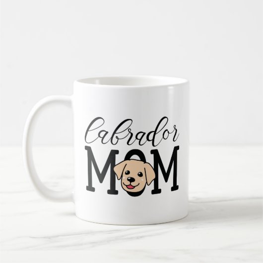 Labrador-Mama Kaffeetasse (Links)