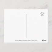 Labrador Mama Kitchen Postkarte (Rückseite)