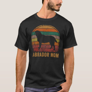 Labrador Mama Labrador Gelb Schwarzer Labrador Ret T-Shirt