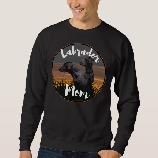 Labrador Mama Labrador Retriever Sweatshirt (Vorderseite)