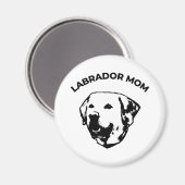 Labrador-Mama Magnet (Vorderseite/Rückseite)