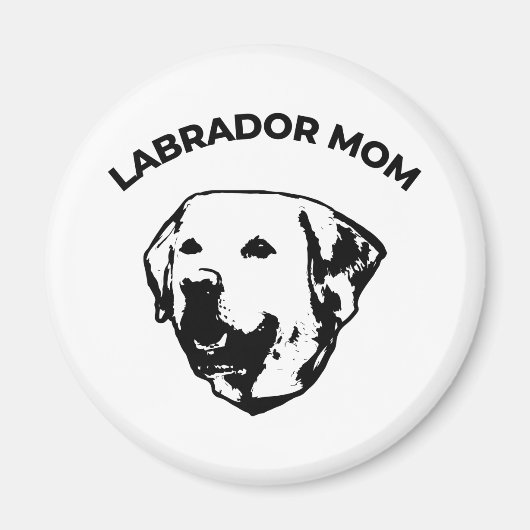 Labrador-Mama Magnet (Vorne)