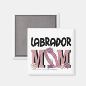 Labrador-MAMA Magnet (Vorderseite/Rückseite)