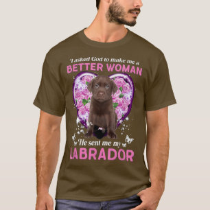 Labrador Mama Mama Hund Lover Besitzer glückliche  T-Shirt
