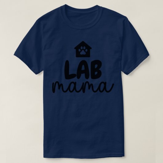 Labrador Mama Paw 16 T-Shirt (Design vorne)